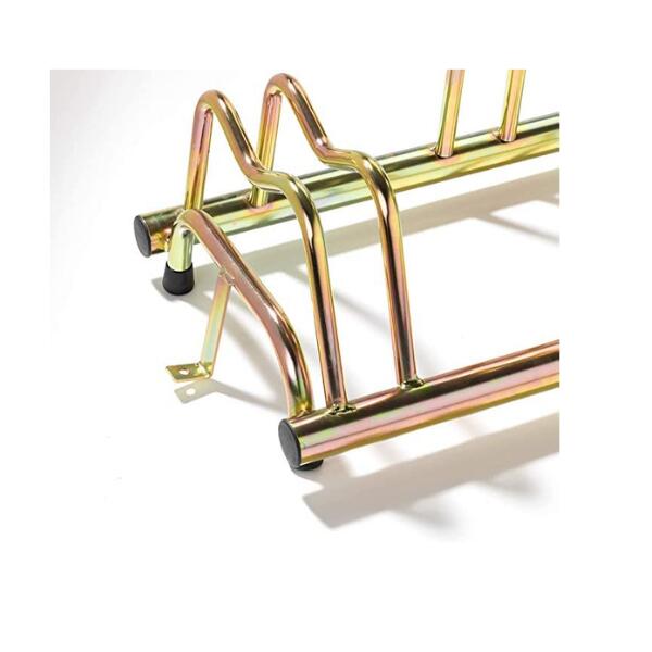 Porte-vélos à 3 places hautes et basses, Galvanisé, 140x42x41cm - 1105 G - Or 2/4
