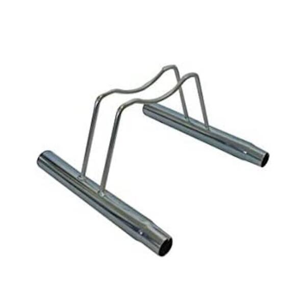 Andrys - Porte-vélos Simple Sur Pied, Galvanisé, 38,5x42x26cm - 1201 Ab-b - Argent - Arceau De Stationnement Vélo - Gris - Taille Unique - Decathlon