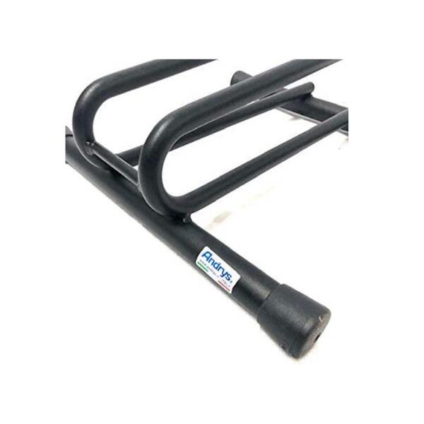 Portabici Singolo Smontabile, Ruote da 8cm, 38,5x29x67cm - 7510 - Nero 3/5