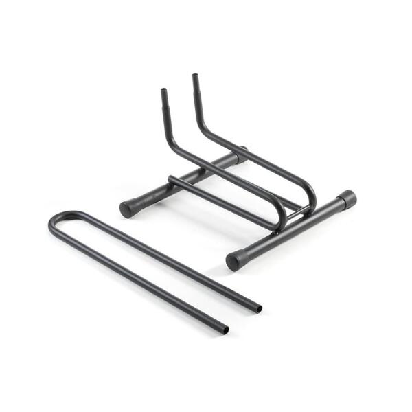 Portabici Singolo Smontabile, Ruote da 8cm, 38,5x29x67cm - 7510 - Nero 2/5