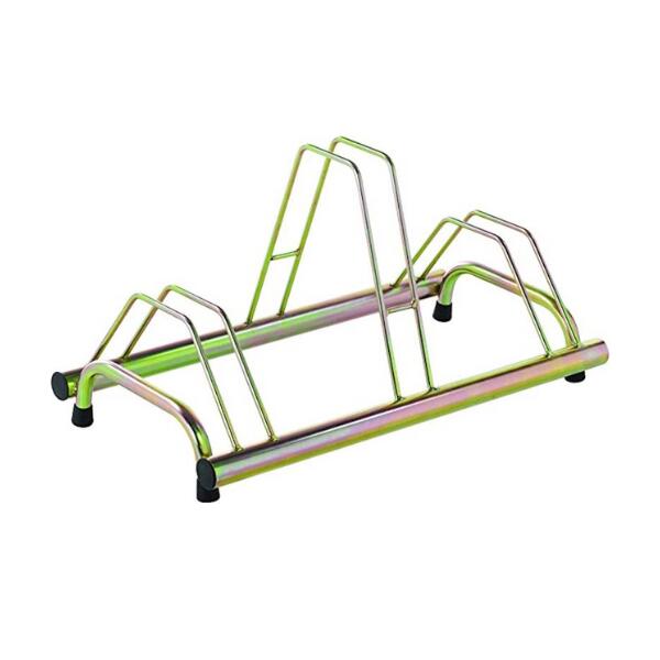 Andrys - Porte-vélos Au Sol Pour 3 Vélos, Galvanisé, 77x42x40cm - 1003 G - Or - Arceau De Stationnement Vélo - Jaune - Taille Unique - Decathlon