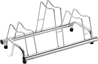 Portabici per 3 Biciclette Copertoni fino 8cm 77x42x41cm - 1203 M - Argento