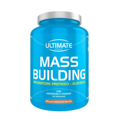 Integratore alimentare - MASS BUILDING CIOCCOLATO NOCCIOLA - 1.8 Kg