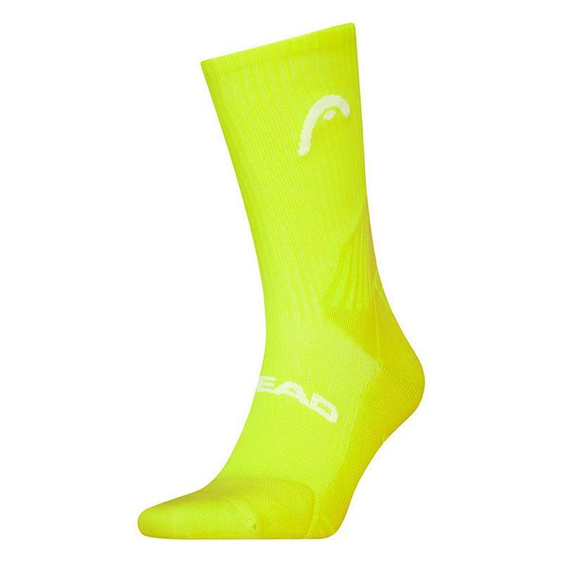Calcetines Head Performance Tennis Crew Amarillo Fluor 1 Par -  - 43-46
