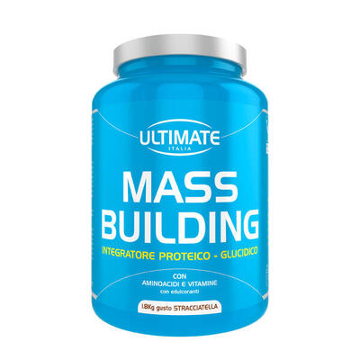 Integratore alimentare - MASS BUILDING STRACCIATELLA - 1.8 Kg