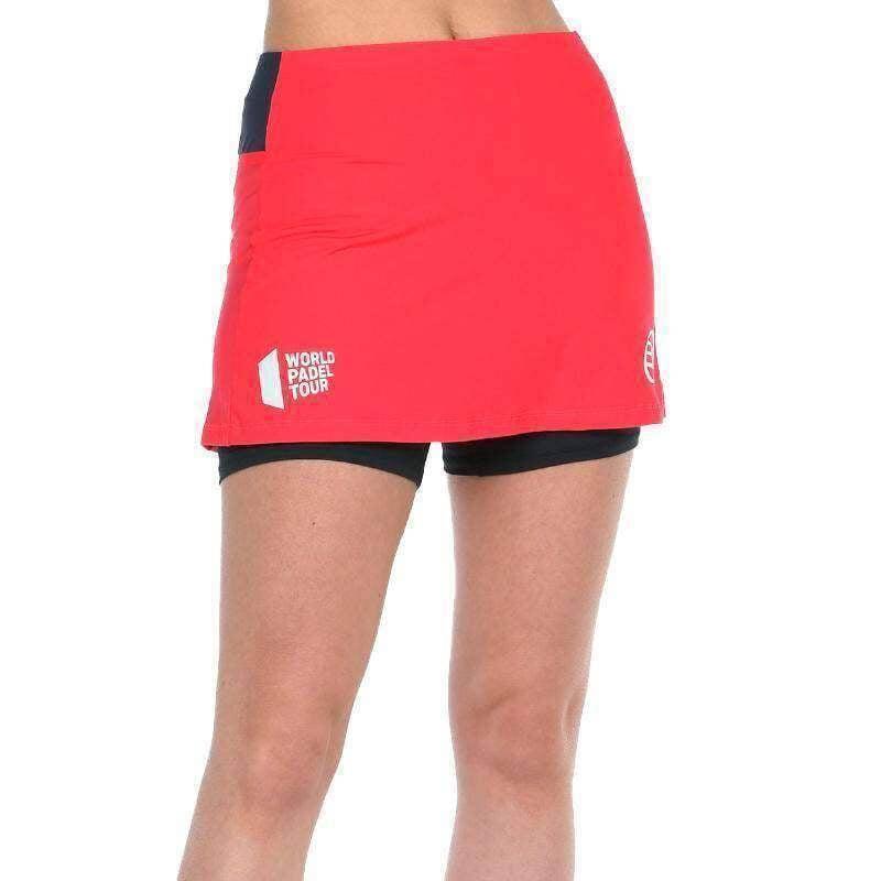 Falda Bullpadel WPT Resoba Carmesi Fluor 5/5