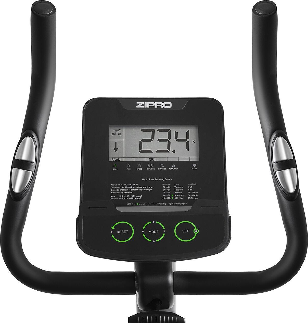 Bicicleta estática magnética Zipro Nitro 8 niveles de resistencia para cardio 7/8