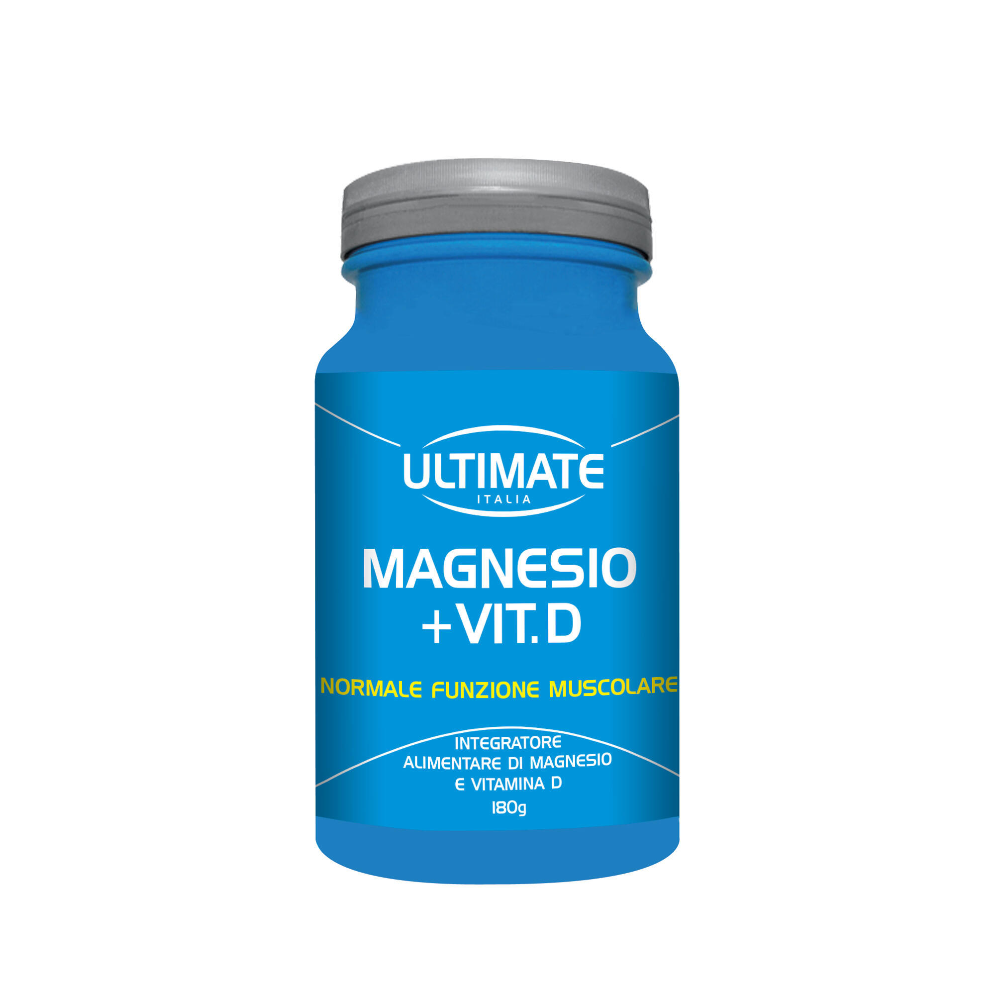 ULTIMATE ITALIA Integratore alimentare - MAGNESIO + VIT. D - 180g