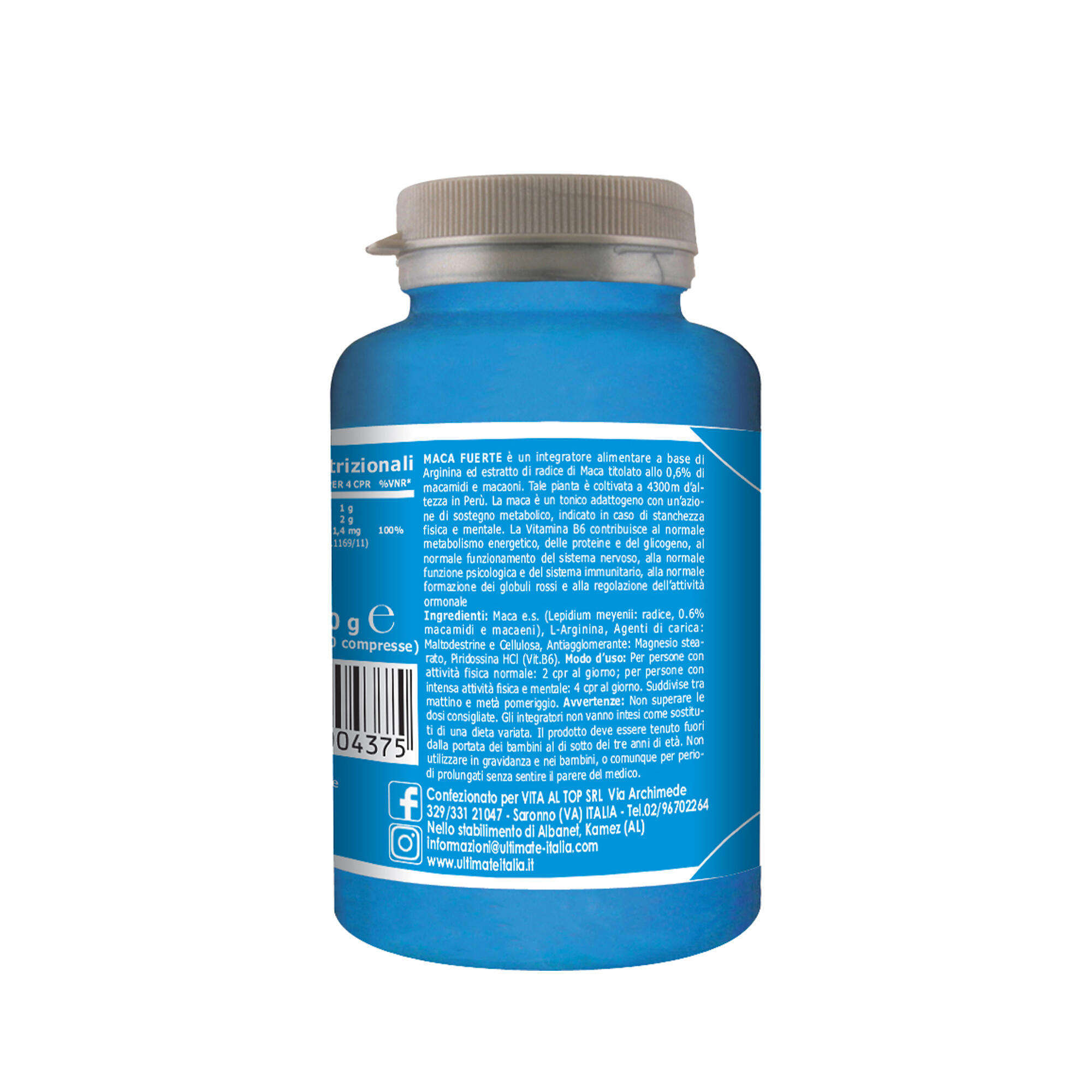 Integratore alimentare - MACA FUERTE - 60 cps 2/7