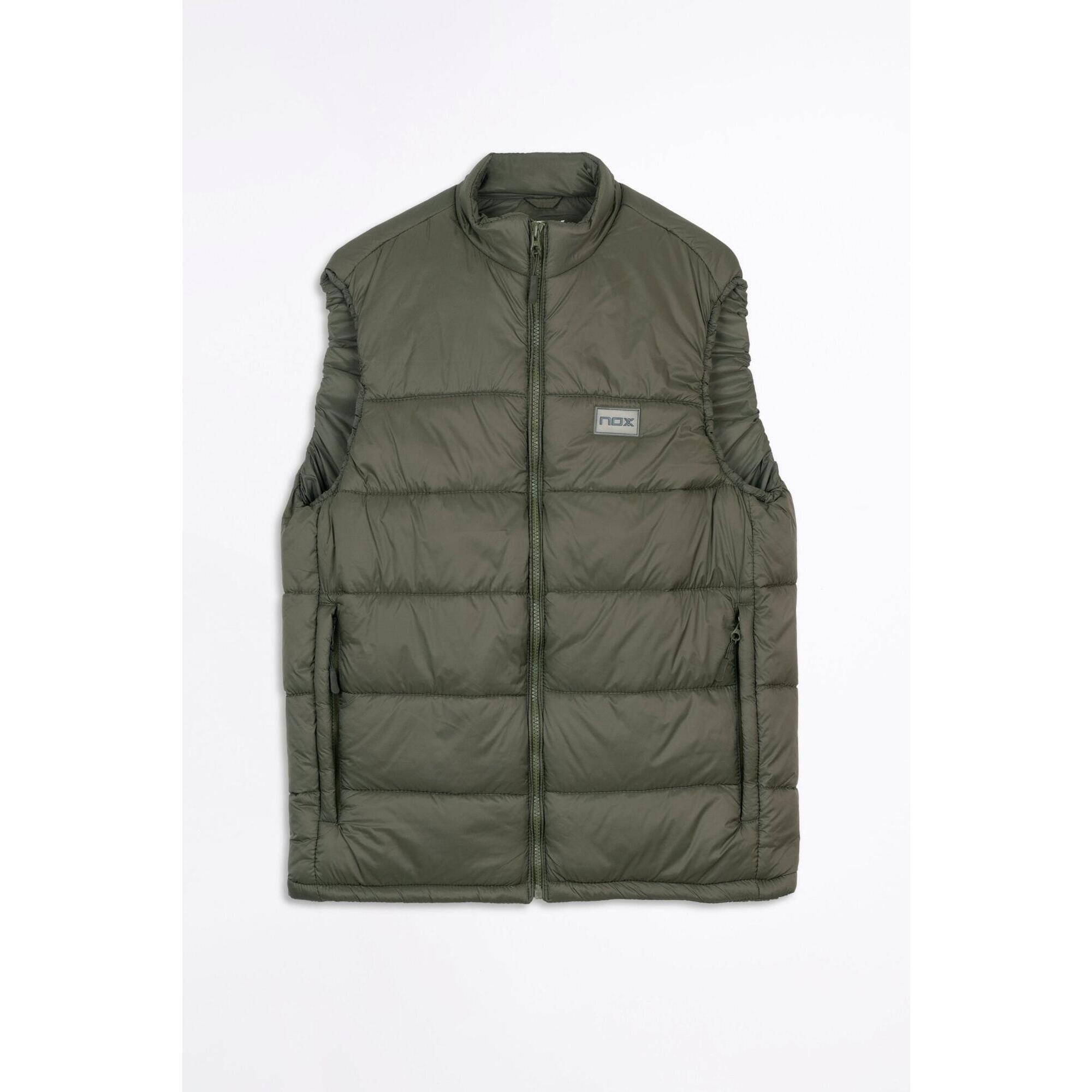 Nox - T-shirt Basic Nox Bleu Marine Lettres Corail Rouge - Gilet Sans Manche - Vert - Decathlon