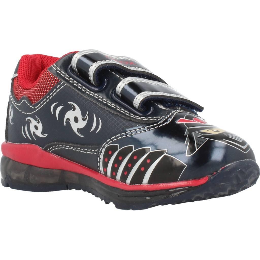 Ténis Geox Modelo B Todo B. C Con Luces Cor Azul 5/5