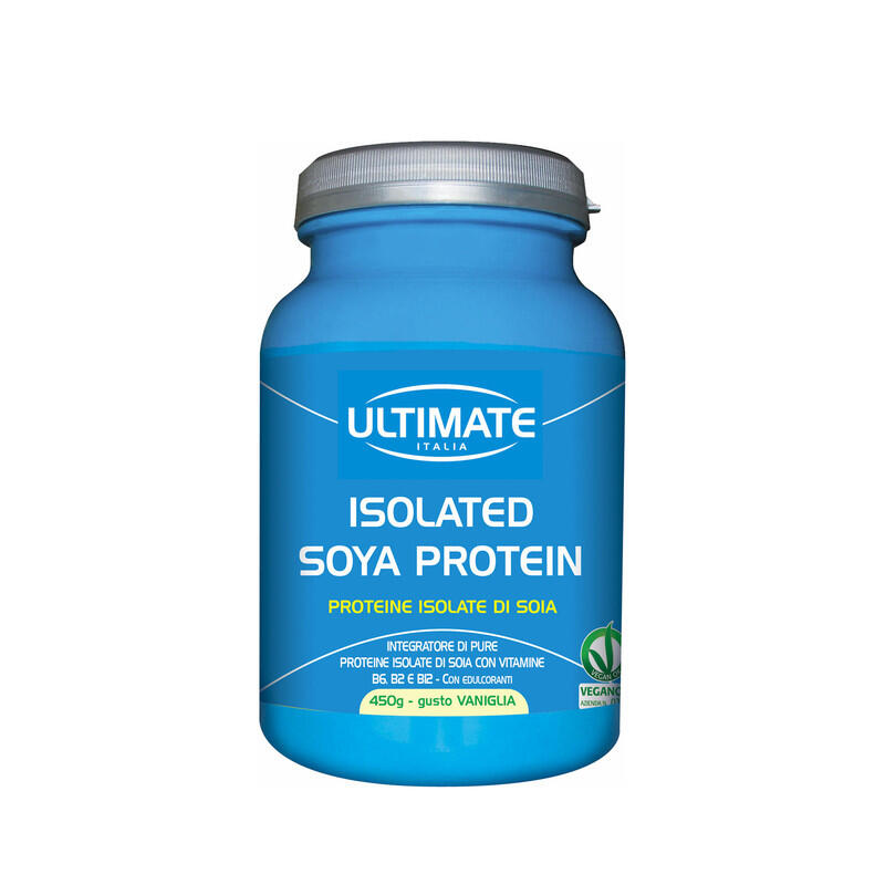 ULTIMATE ITALIA Integratore alimentare - ISOLATED SOYA PROTEIN VANIGLIA - 450g