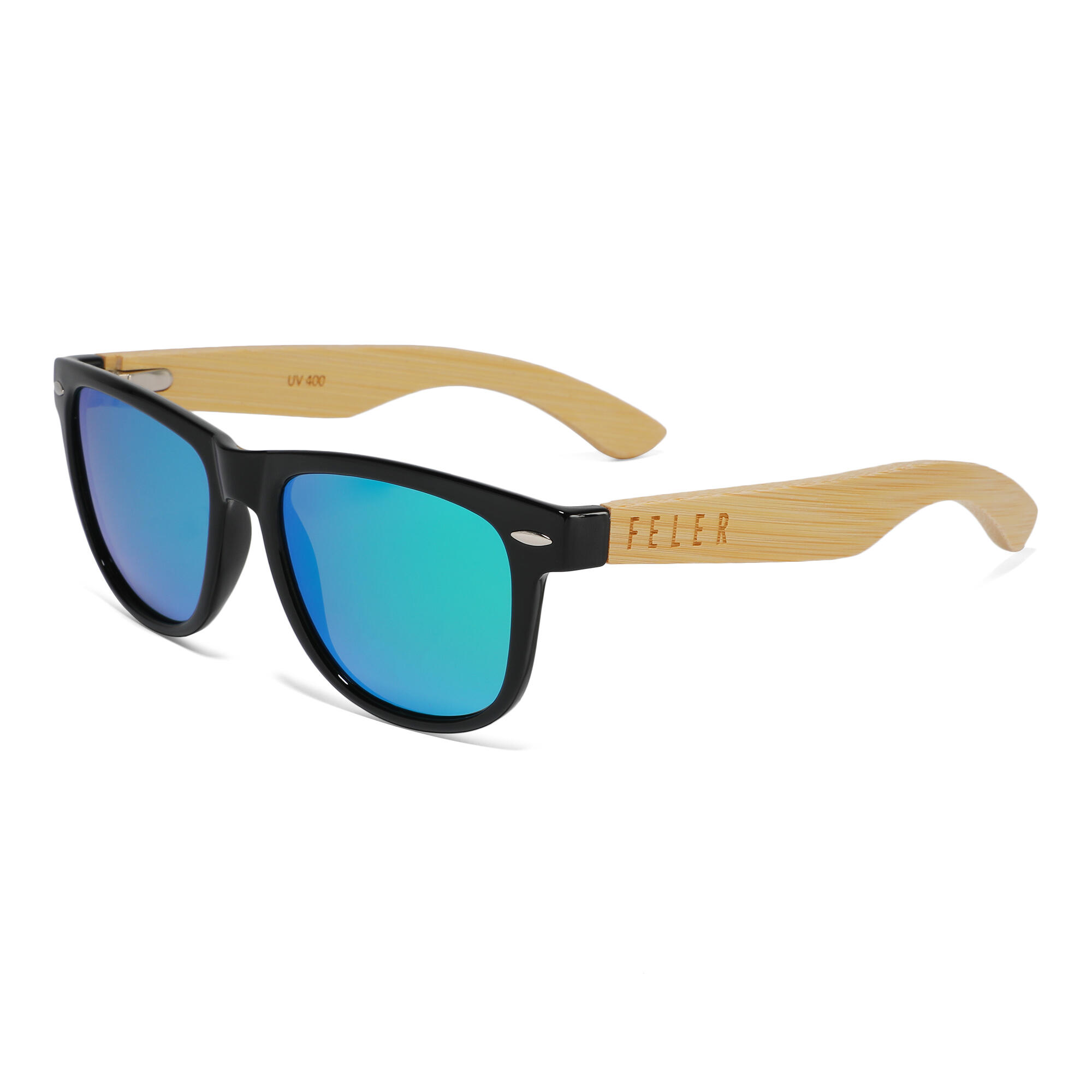 FELER Feler Gafas de Sol de madera: Artesanales y polarizadas