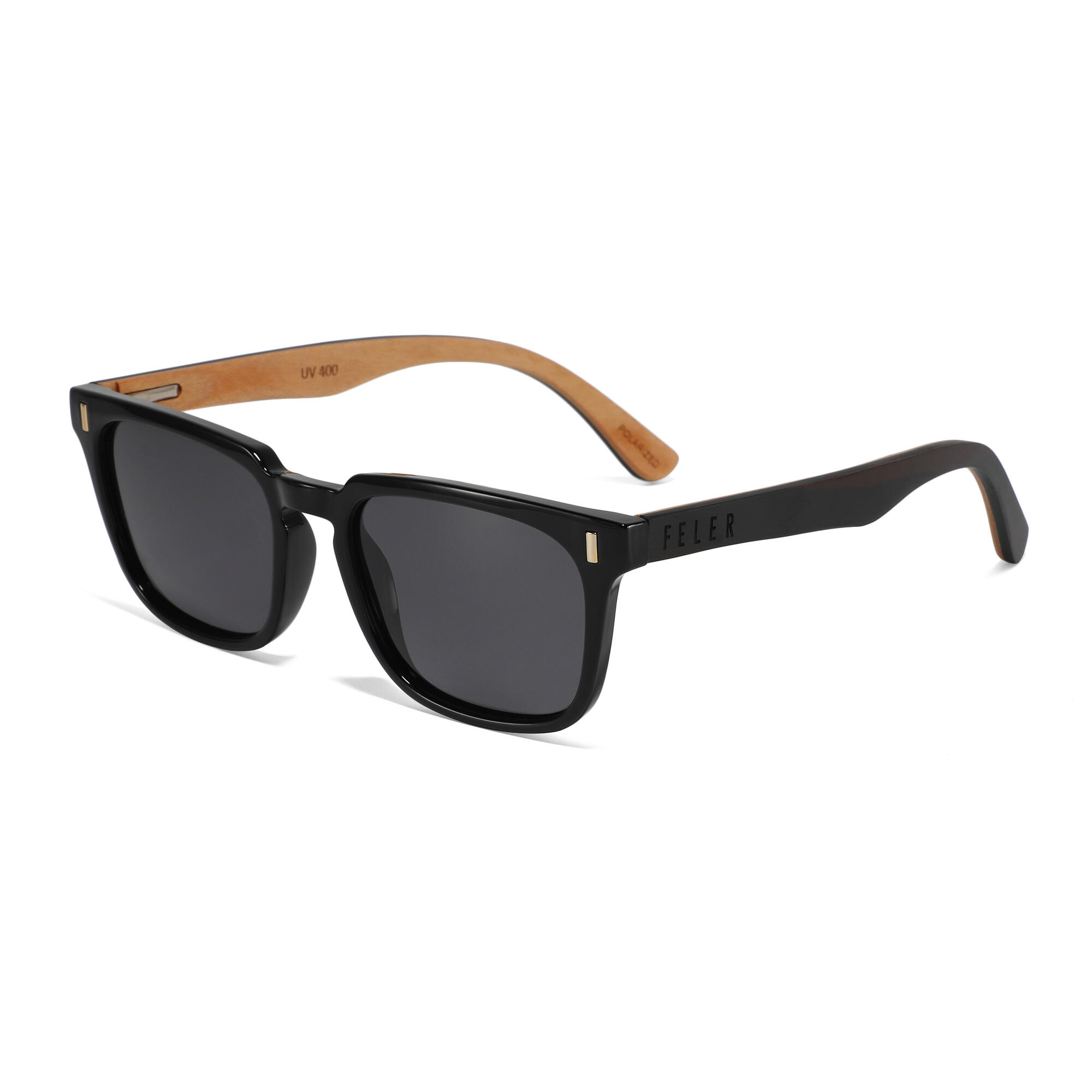 FELER Feler Gafas de Sol de madera: Artesanales y polarizadas