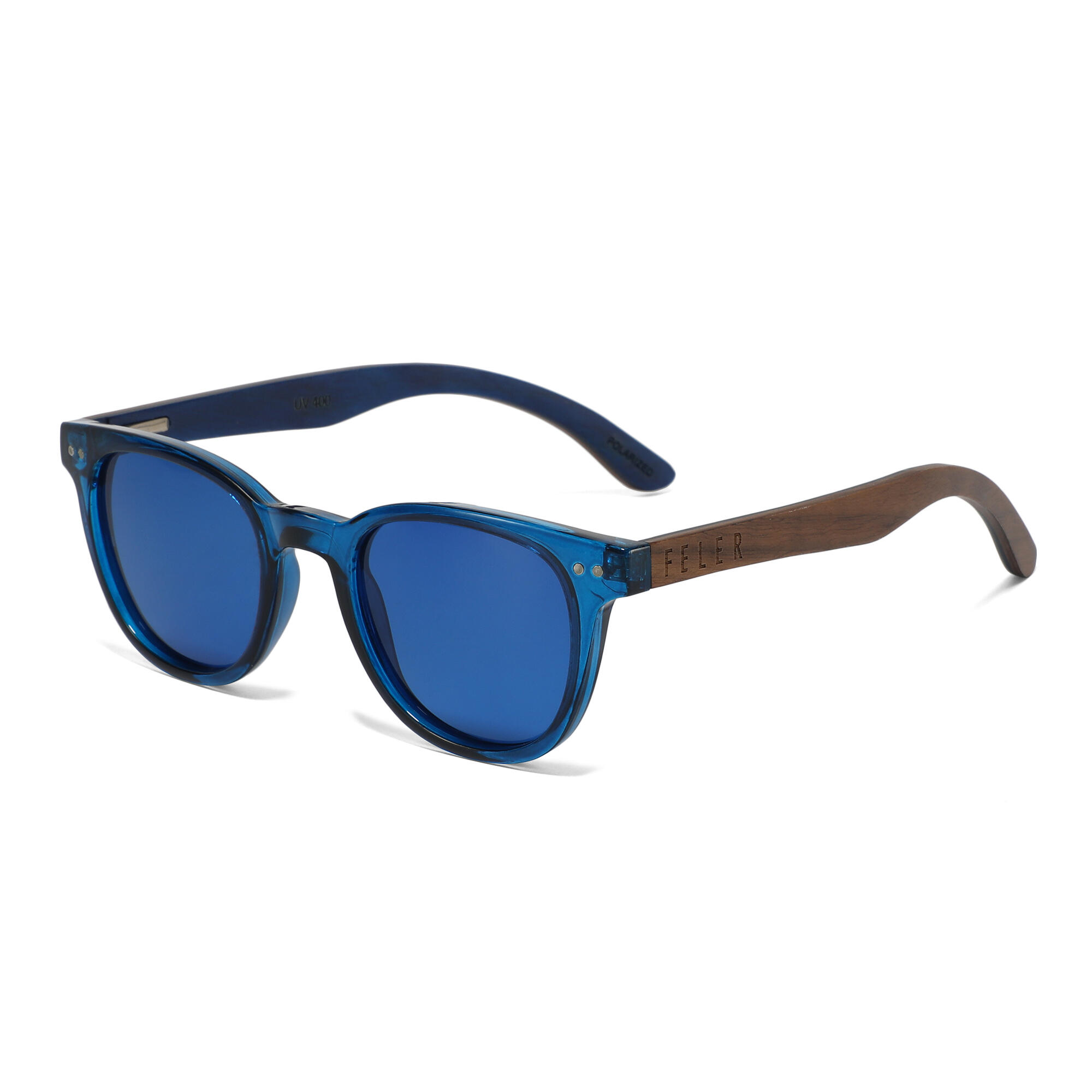 FELER Feler Gafas de Sol de madera: Artesanales y polarizadas