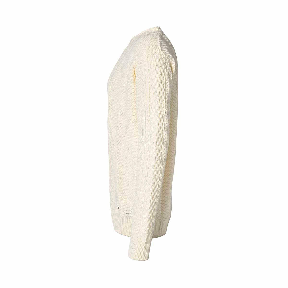 Maglione da uomo in acrilico bianco da casual 2/4