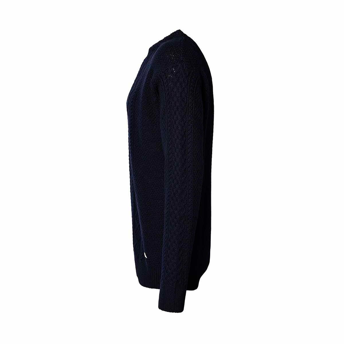 Maglione da uomo in acrilico blu da casual 2/4
