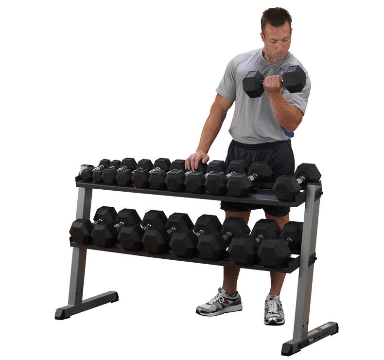 Soporte para mancuernas BodySolid 2 racks 2/4