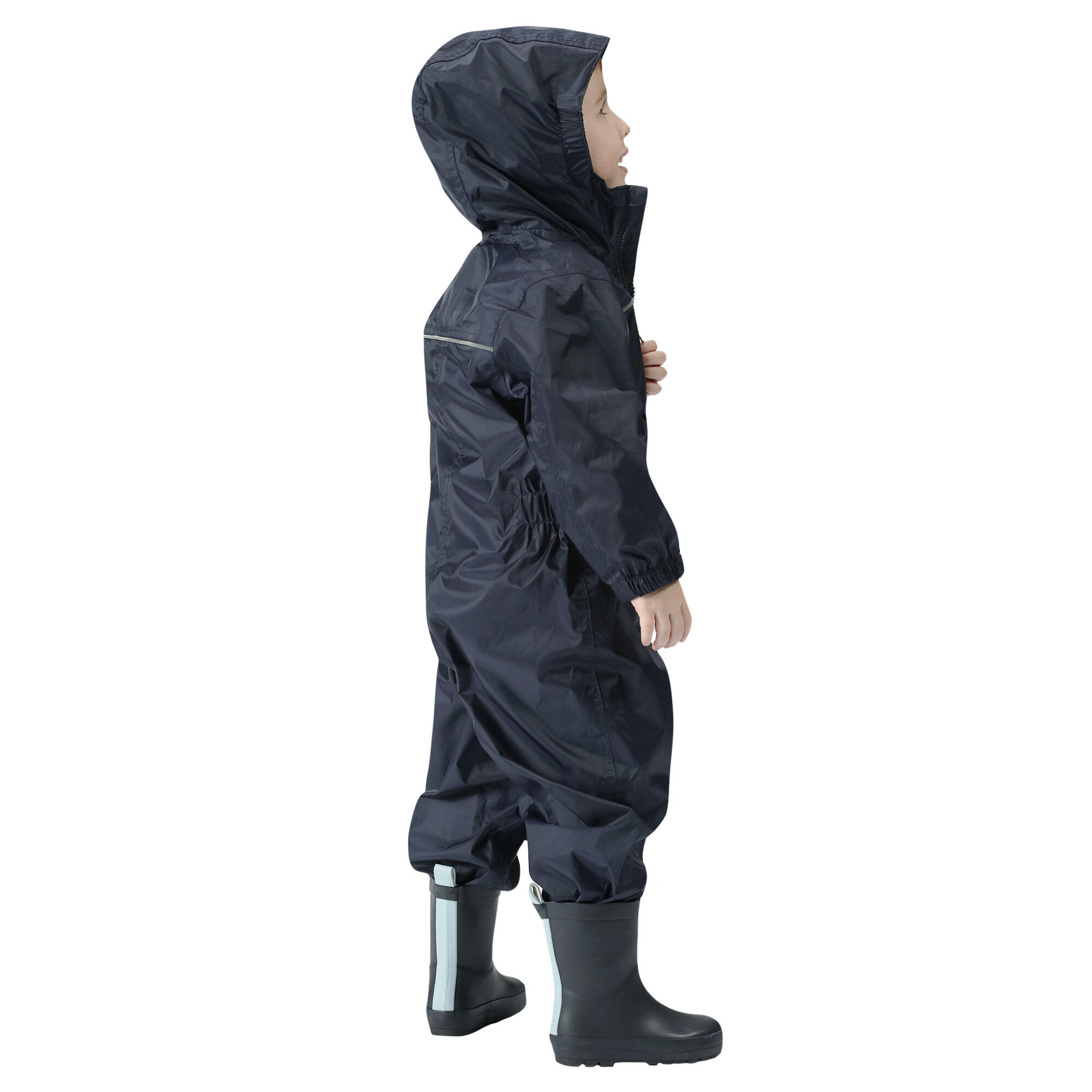 Combinaison De Pluie Enfant Unisexe (Bleu Marine) 2/3