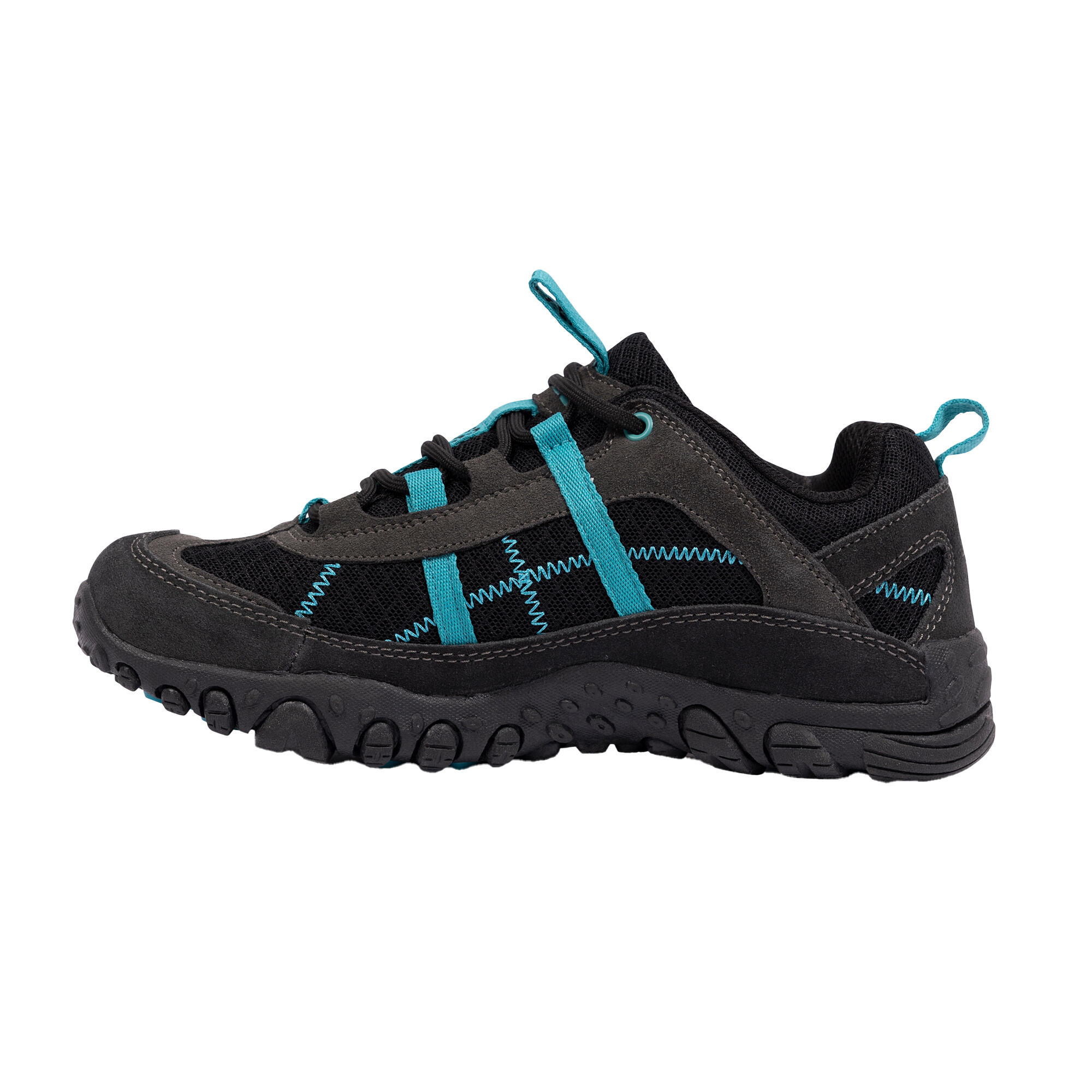 Zapatilla de montaña / Caminar Ligeras Modelo Fell Mujer Carbón, Cerceta 3/5