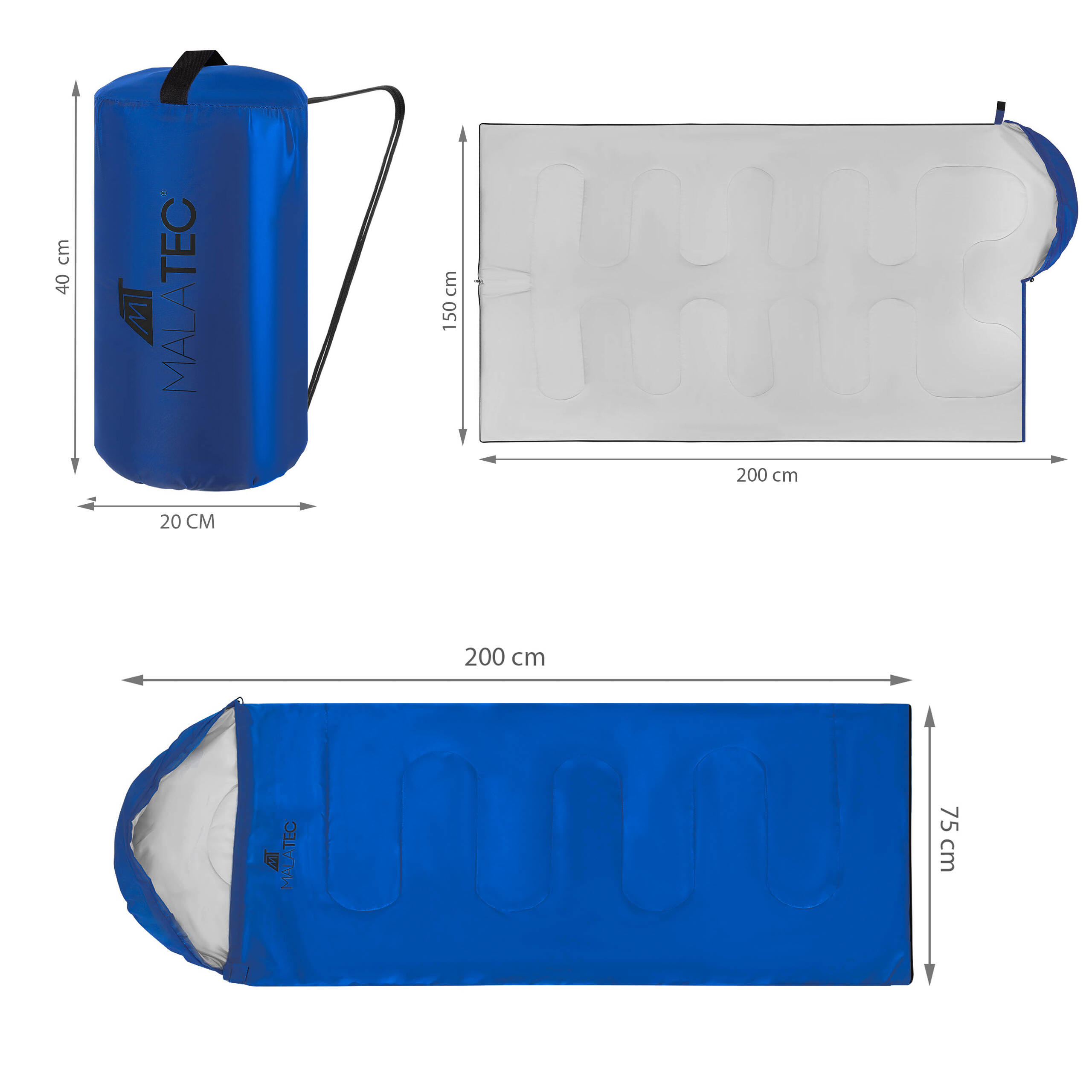 Schlafsack 2v1 DECO 2/6