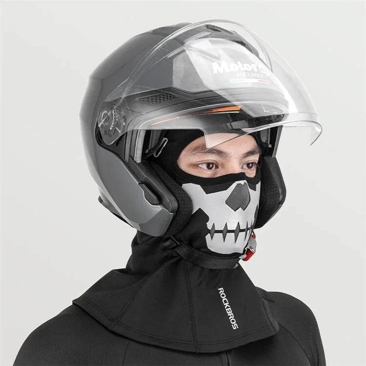 Balaclava mit Totenkopf/Spinnen-Muster - Größe S 4/7