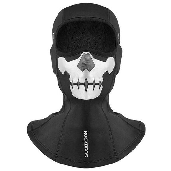 Balaclava mit Totenkopf/Spinnen-Muster - Größe L
