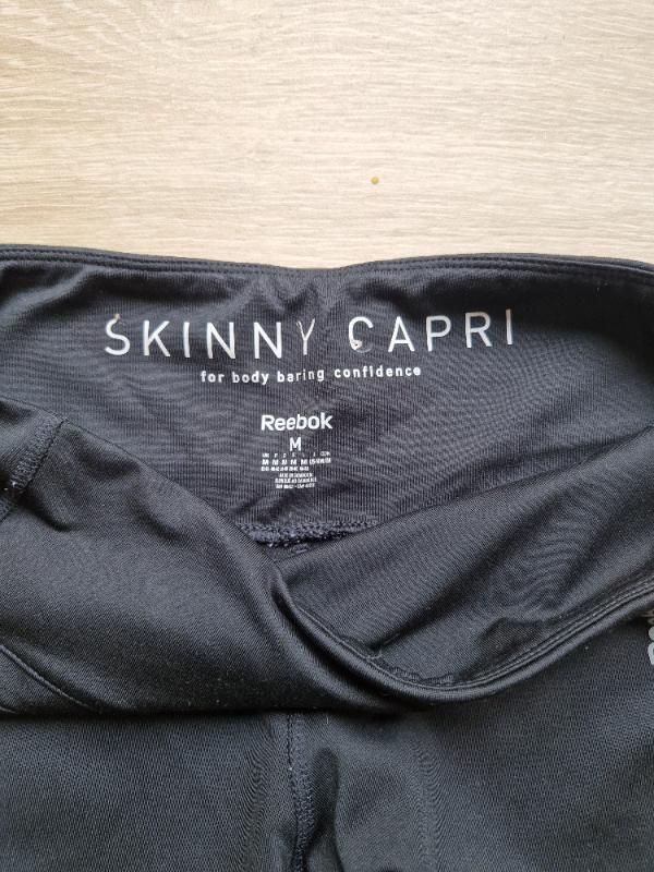 Tussen Particulieren - REEBOK zwarte cropped legging 2/3