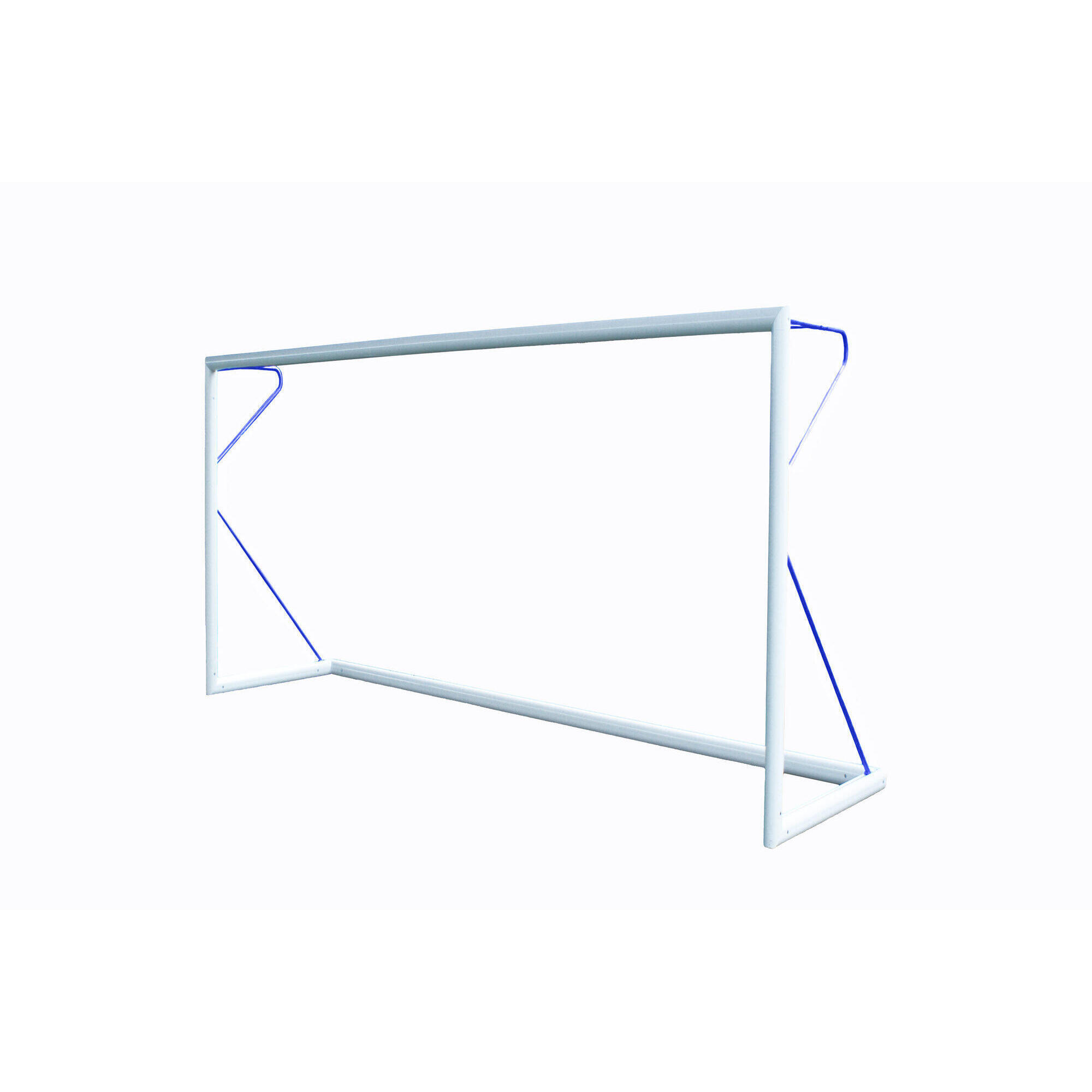 POWER SHOT Fotbalová branka 1,5 x 1 m - přenosná - hliníková Ø80 mm - modrá