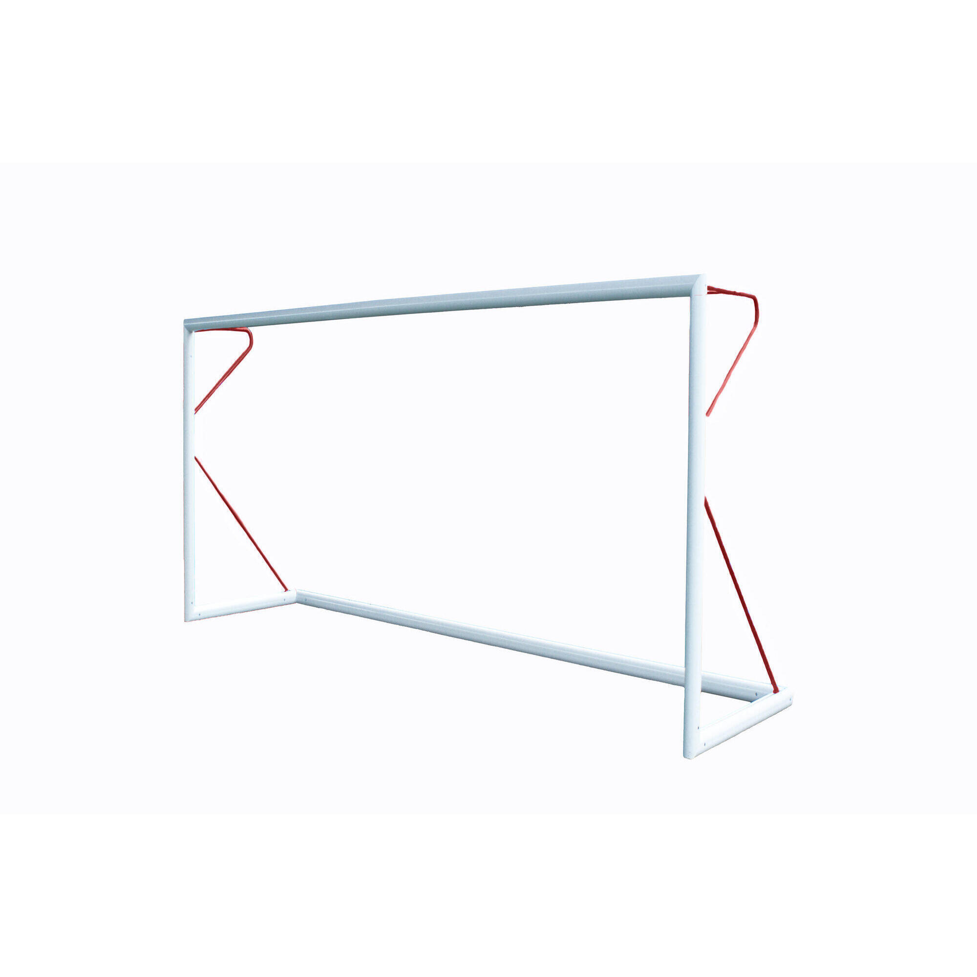 POWER SHOT Fotbalová branka 1,5 x 1 m - přenosná - hliníková Ø80 mm - červená