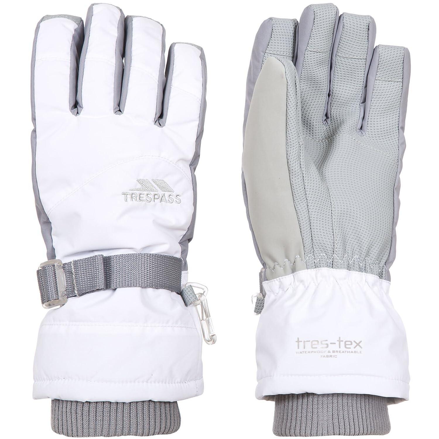 TRESPASS Womens/Ladies Vizza II Gloves (White)