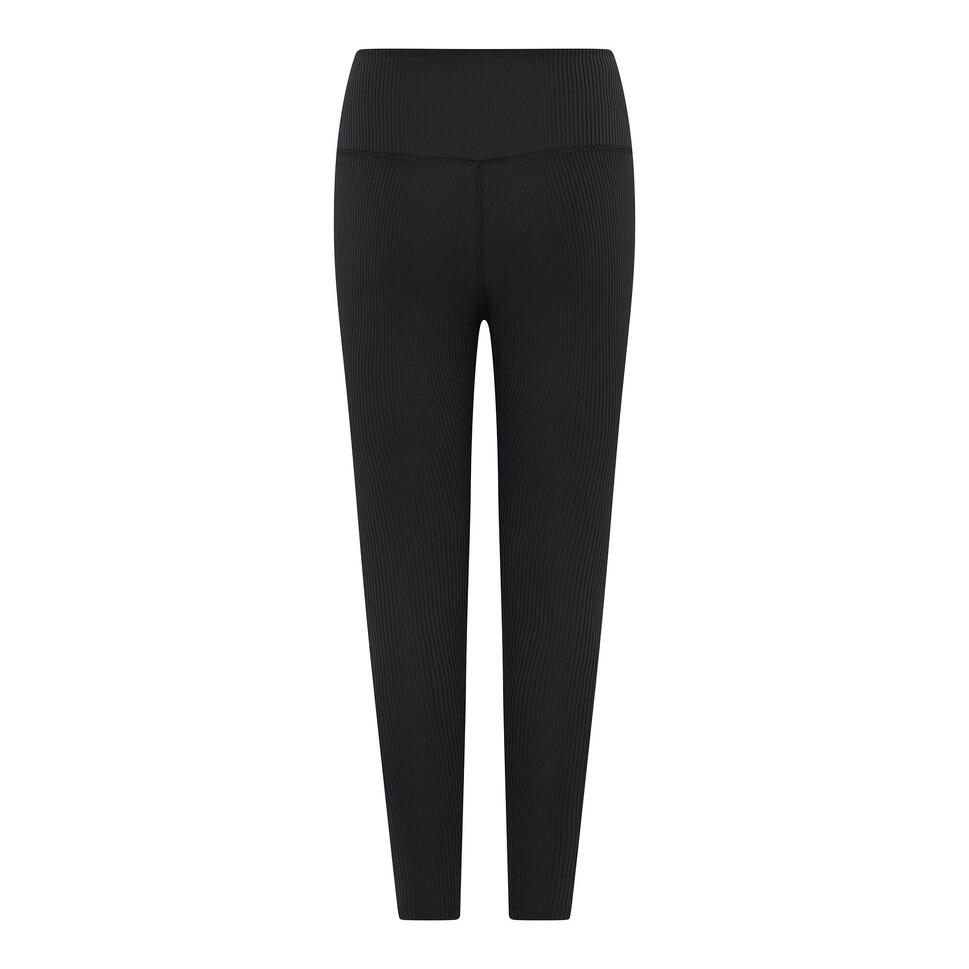 Legginsy Damskie/żebrowane Z Wysokim Stanem 7/8