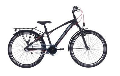 Aldo 24 Zoll Peak 2.0 Kinderfahrrad Aluminium Schwarz Rot