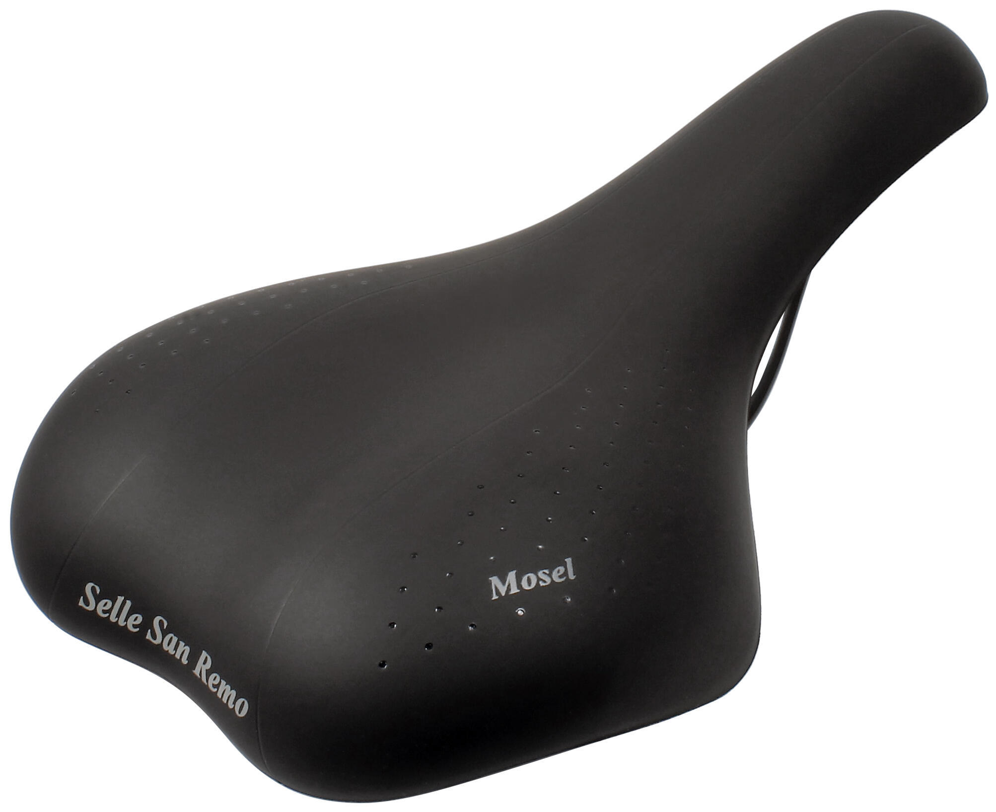 Selle San Remo Mosel Silla de Bicicleta Urbana - Negra 2/2