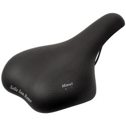 Selle San Remo Mosel pour Vélos de Ville et de Trekking - Noire
