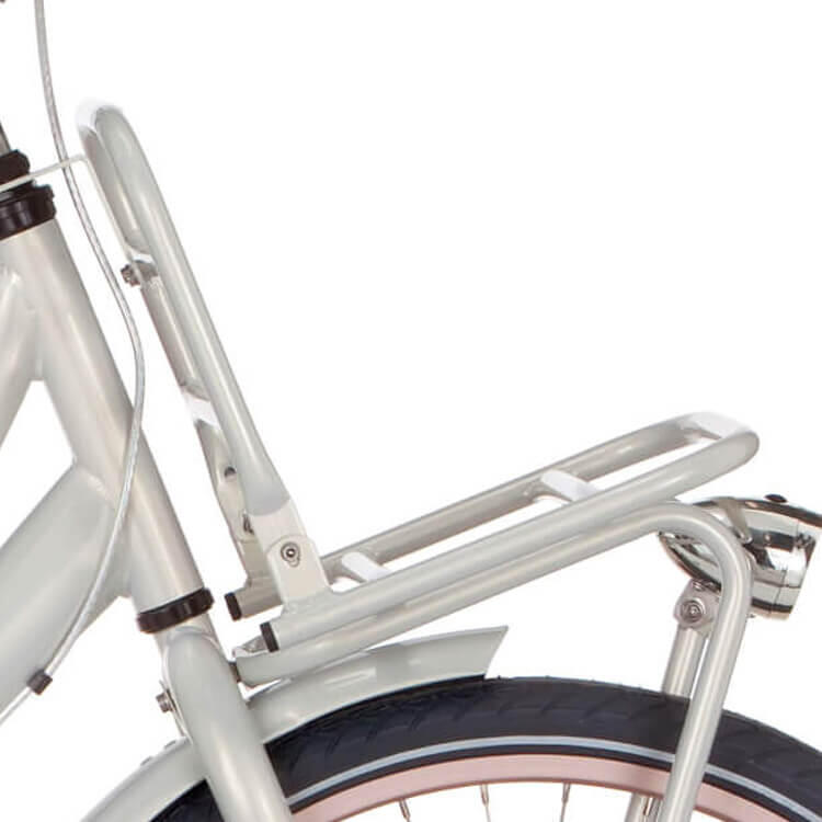 Cortina Front Carrier 24 U4 Iceball White for Bicycles