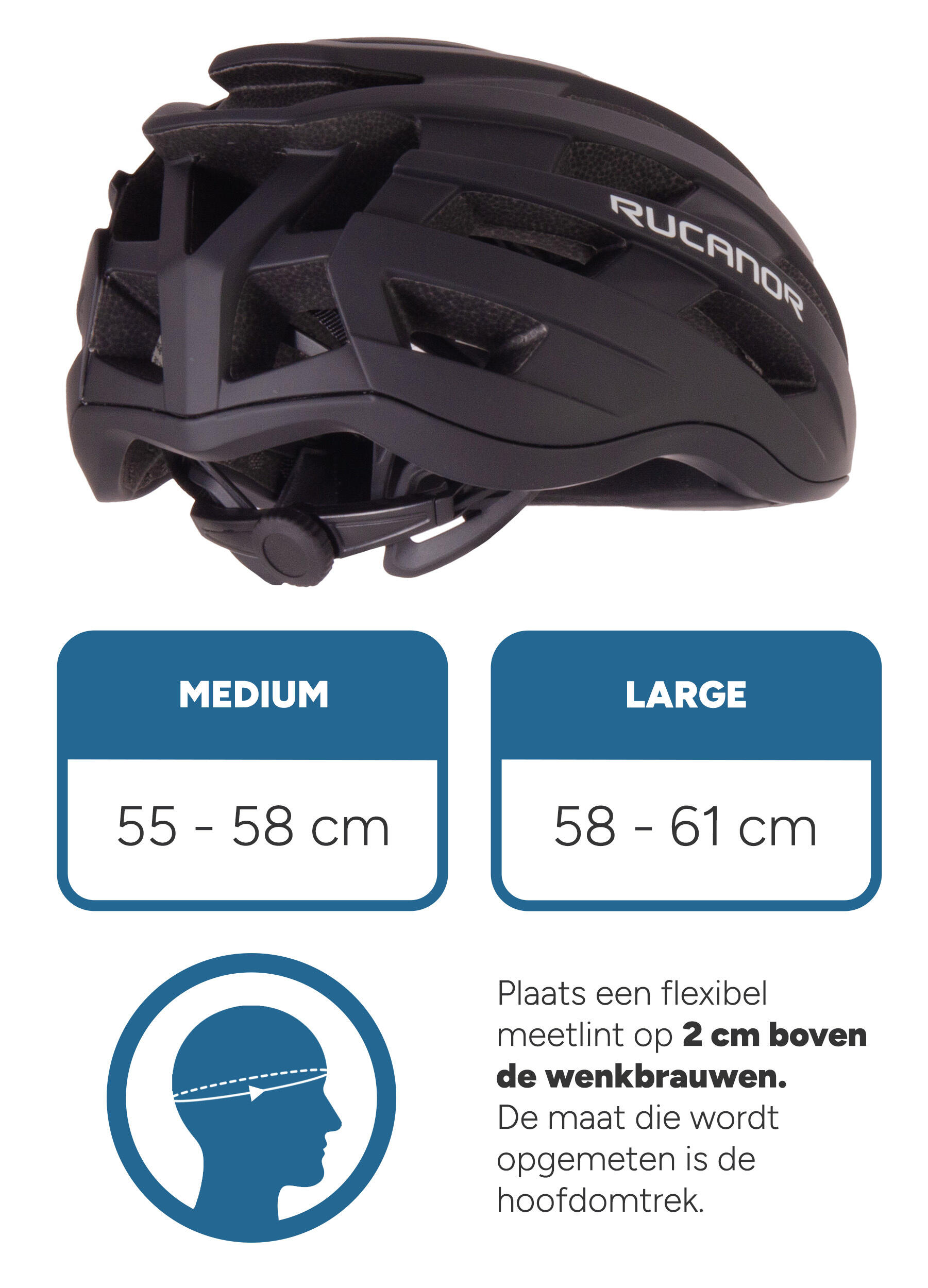 Rucanor Grav Casque vélo MTB et E-bike Réglable Noir Taille 55-58 cm (M) 2/7
