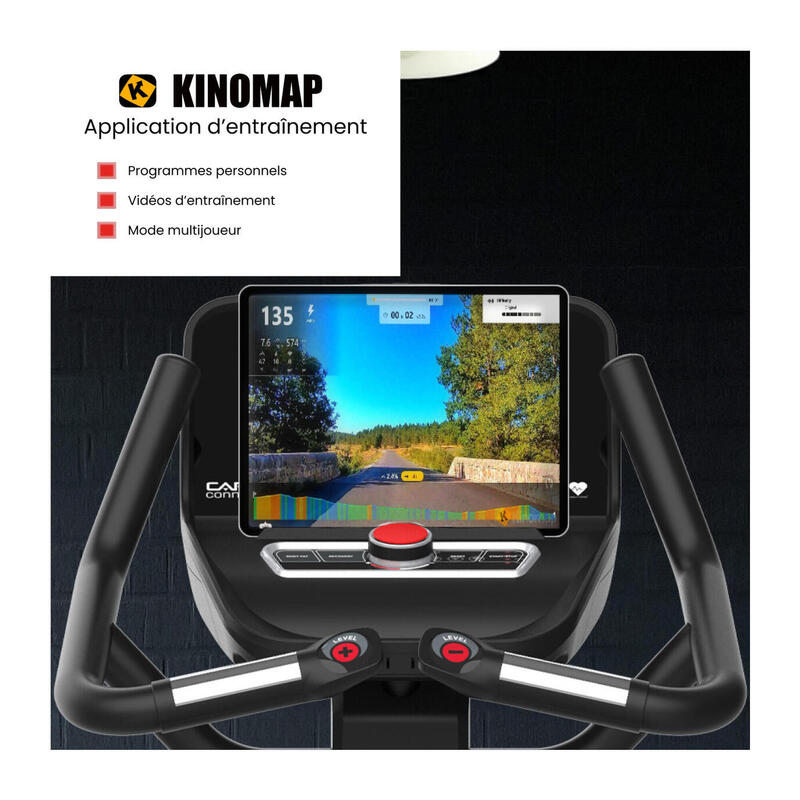 Vélo auto-alimenté - PERFORMER LED - CARE - Ergomètre connecté