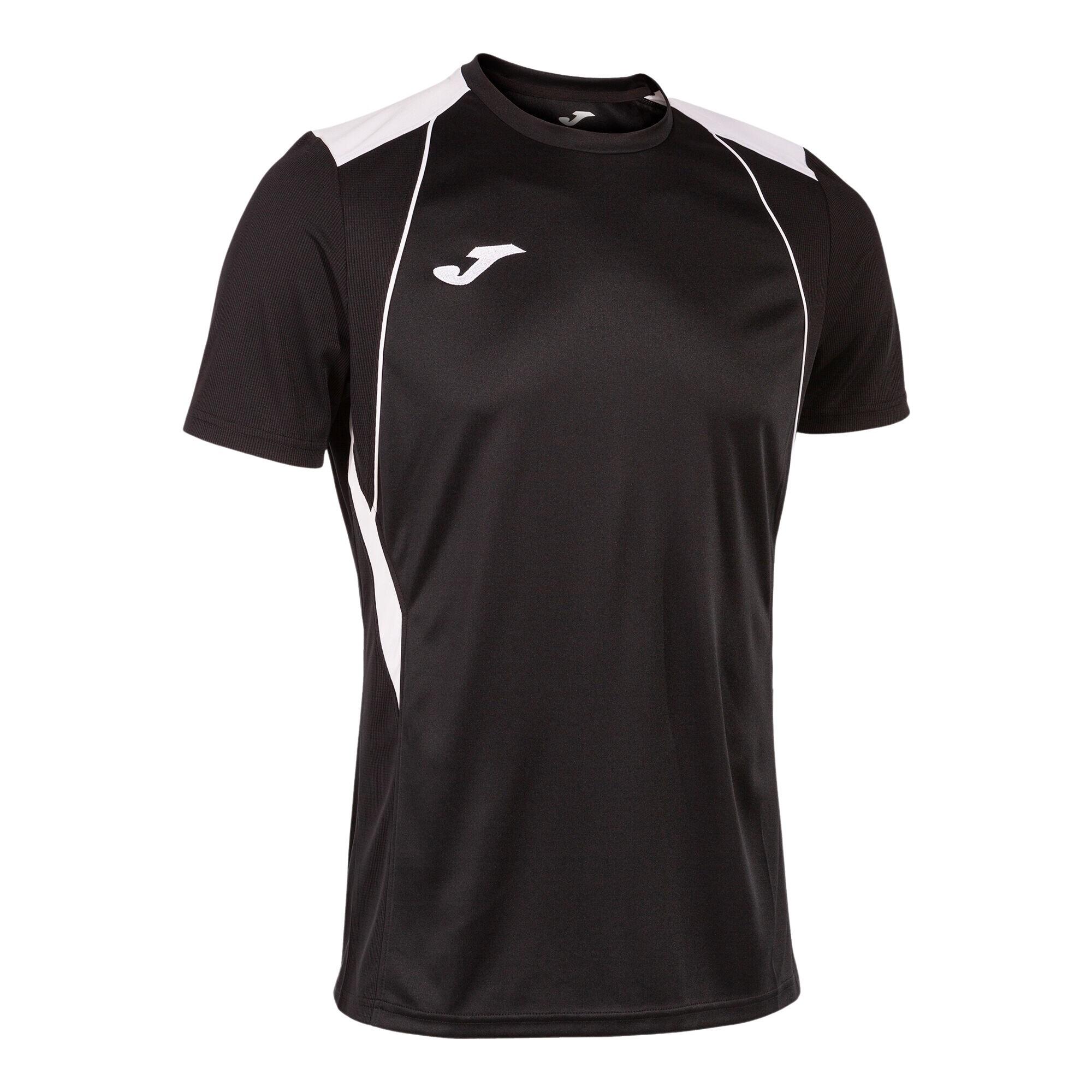 Joma - Maillot Manches Courtes Football Enfants Joma Championship Vii Noir - T-shirt Manches Courtes - Blanc|noir - 4 À 6 Ans - Decathlon