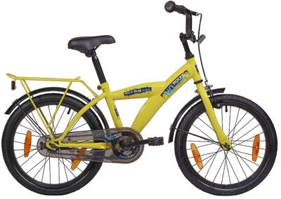 Fahrrad für Jungen 18 Zoll - Abenteuerliche Freiheit in Gelb