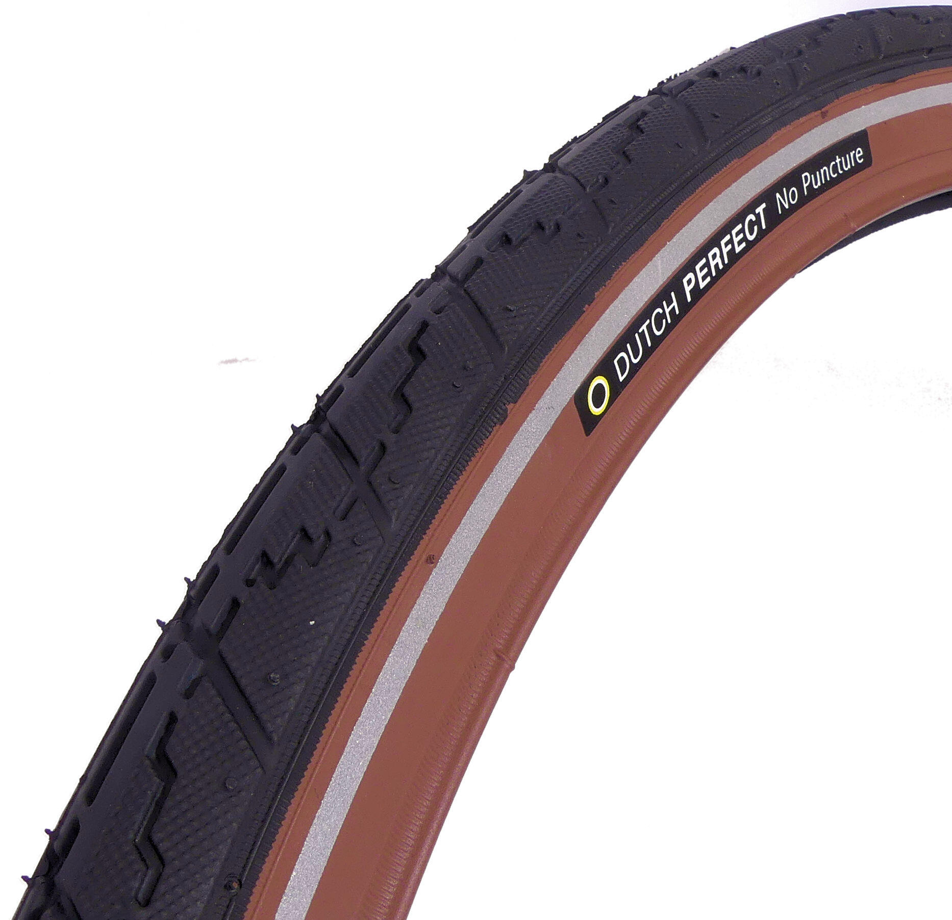 Bobike Dutch Perfect draadband No Puncture 47-622 zwart/bruin. 2/2
