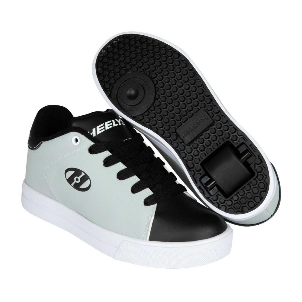 HEELYS Royale Grey/Black/White Kids Heely Shoe