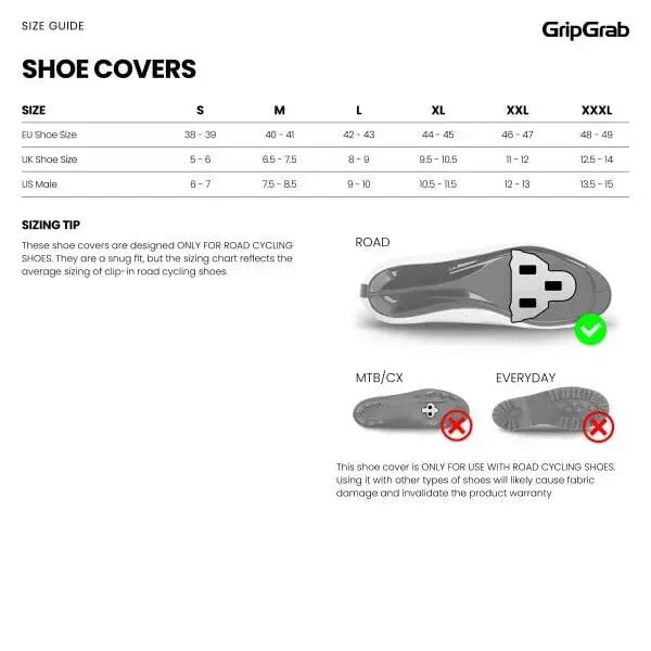 Couvre-chaussures Arctic 2 imperméables pour l'hiver Gripgrab - Taille 3XL 7/7