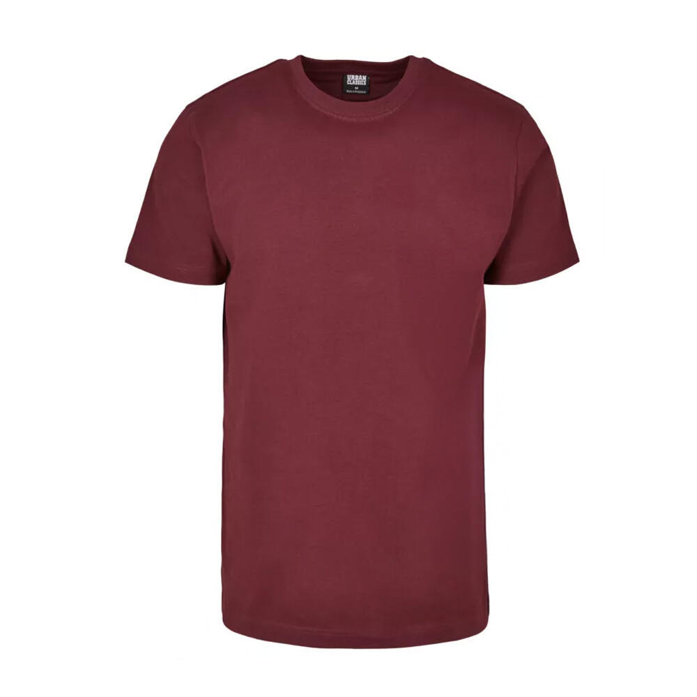 Maglietta Uomo Misura Confezione 2 Urban Classics Basic Kaki Vino Rosso 2/3