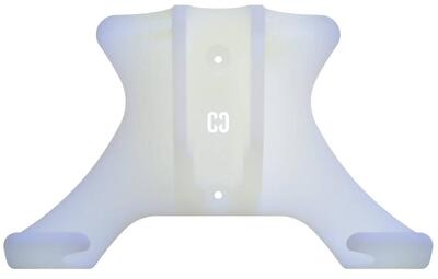 Core wand en vloer stuntstep standaard wit