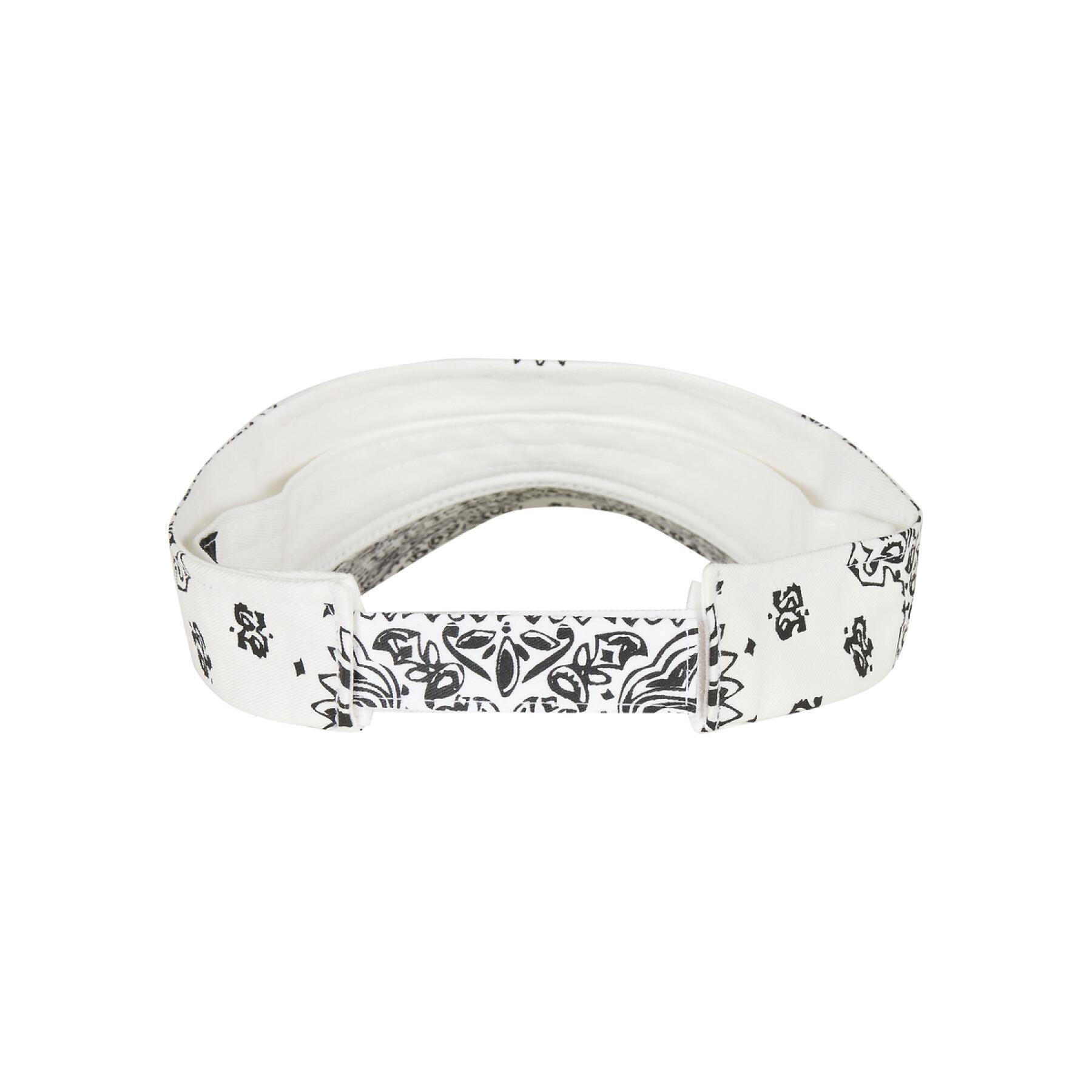 Bandana Visor (White/Black) 2/4