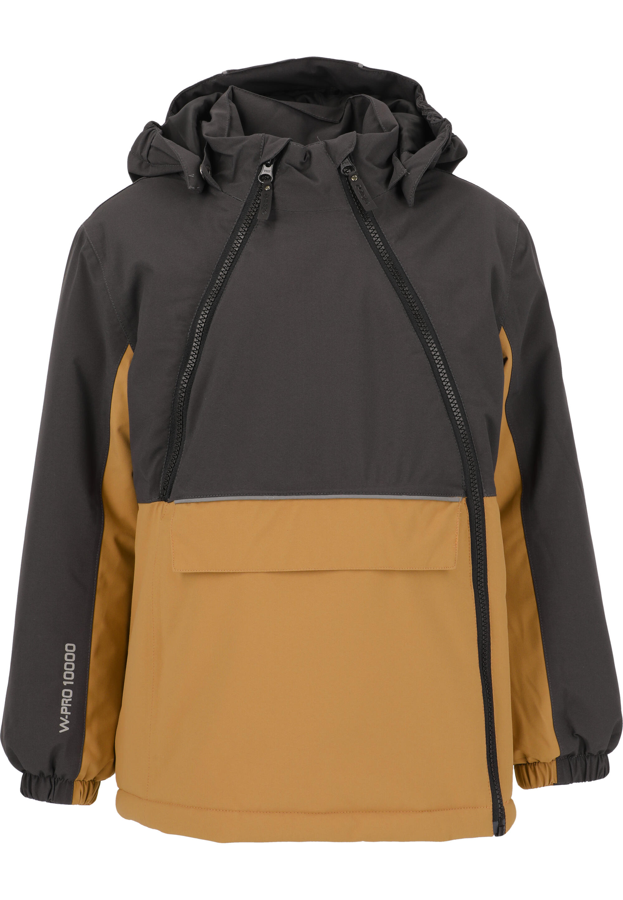 firstinstinct by killtec Kinderen Kids Waterdichte ski-jas/functioneel jack met capuchon en sneeuwvanger FISW 30 MNS SKI JCKT, dark blue, 98, 39907-000