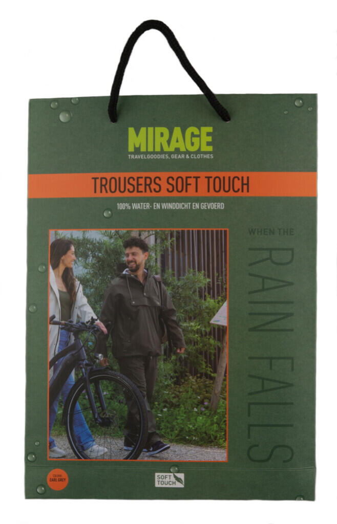 Mirage Regenhosen Niederschlag Hose weicher Touch - Größe XL - Earl Grey 3/6