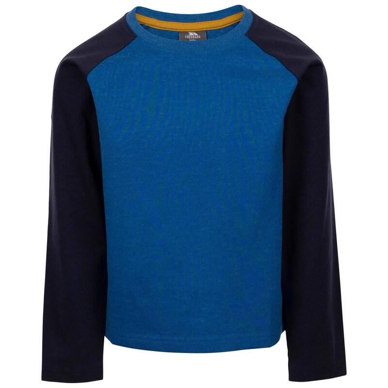 Jongens Colley Tshirt met lange mouwen (Blauw)