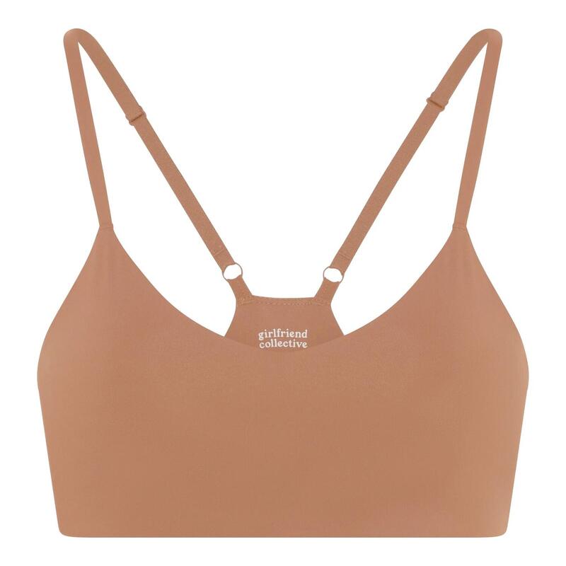 Bralette Drumeții În Natură Girlfriend Collective V Neck Femei